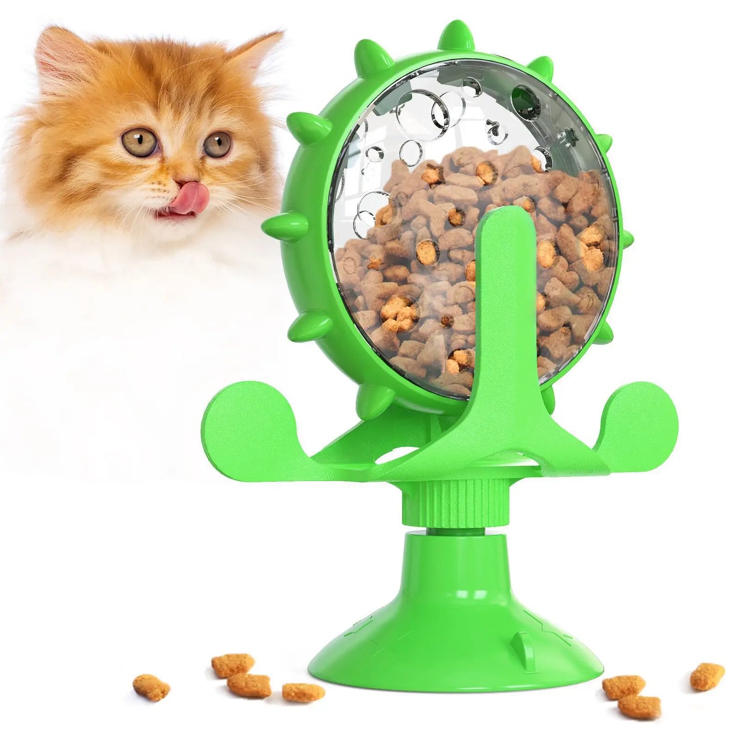 - SmartPfote - SnackSpin – Interactive Slow Feeder Toy for Dogs & Cats