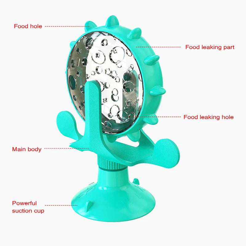 - SmartPfote - SnackSpin – Interactive Slow Feeder Toy for Dogs & Cats