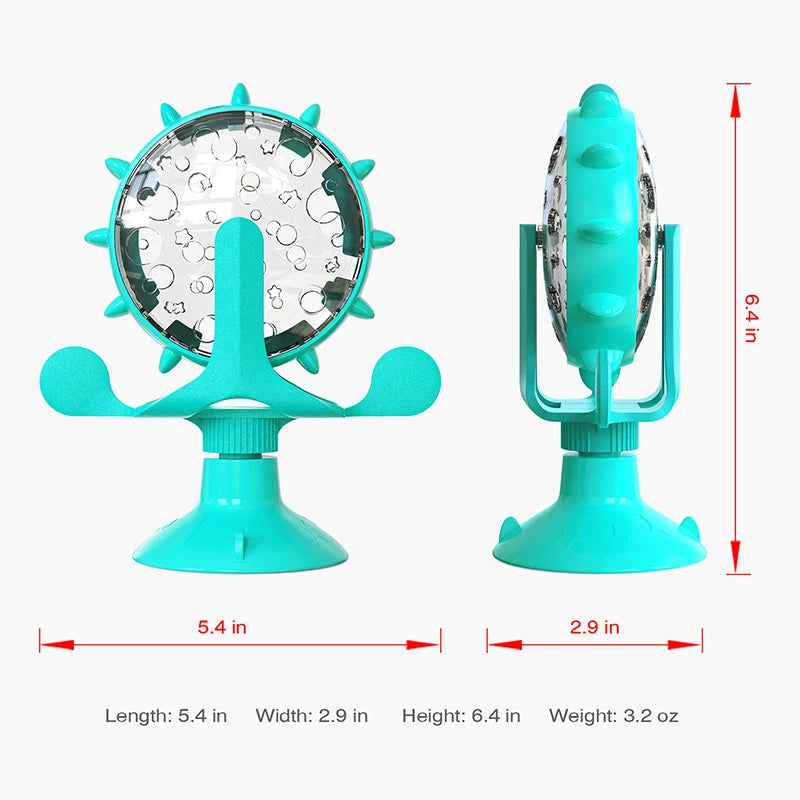 - SmartPfote - SnackSpin – Interactive Slow Feeder Toy for Dogs & Cats