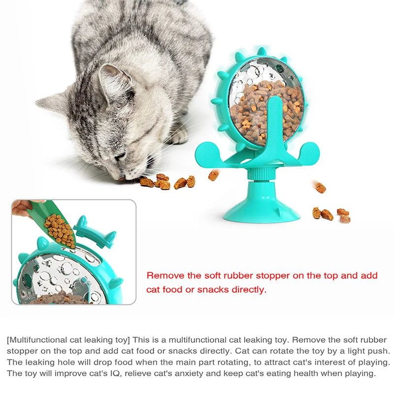 - SmartPfote - SnackSpin – Interactive Slow Feeder Toy for Dogs & Cats