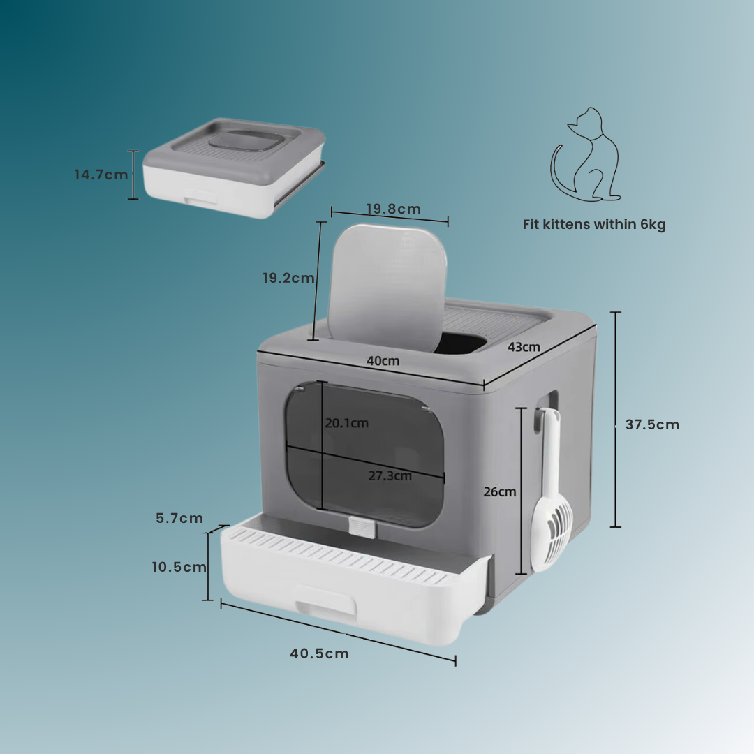 - SmartPfote - CleanBox Fold – Smart Cat Litter System
