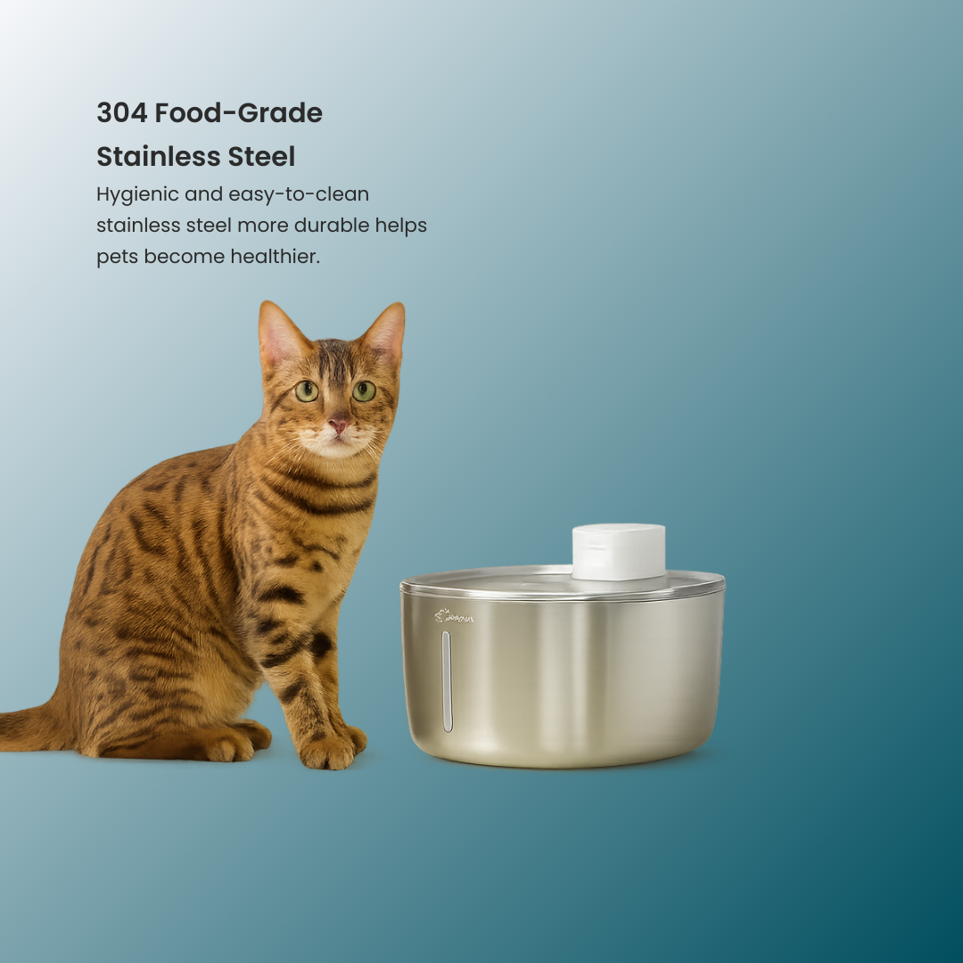 - SmartPfote - FlowPure 4L – Wireless Cat Water Fountain with Motion Sensor