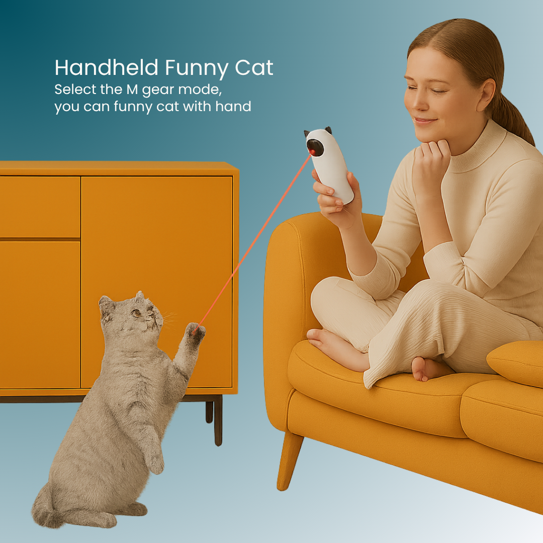 - SmartPfote - LaserChase – Smart Interactive LED Toy for Cats & Dogs
