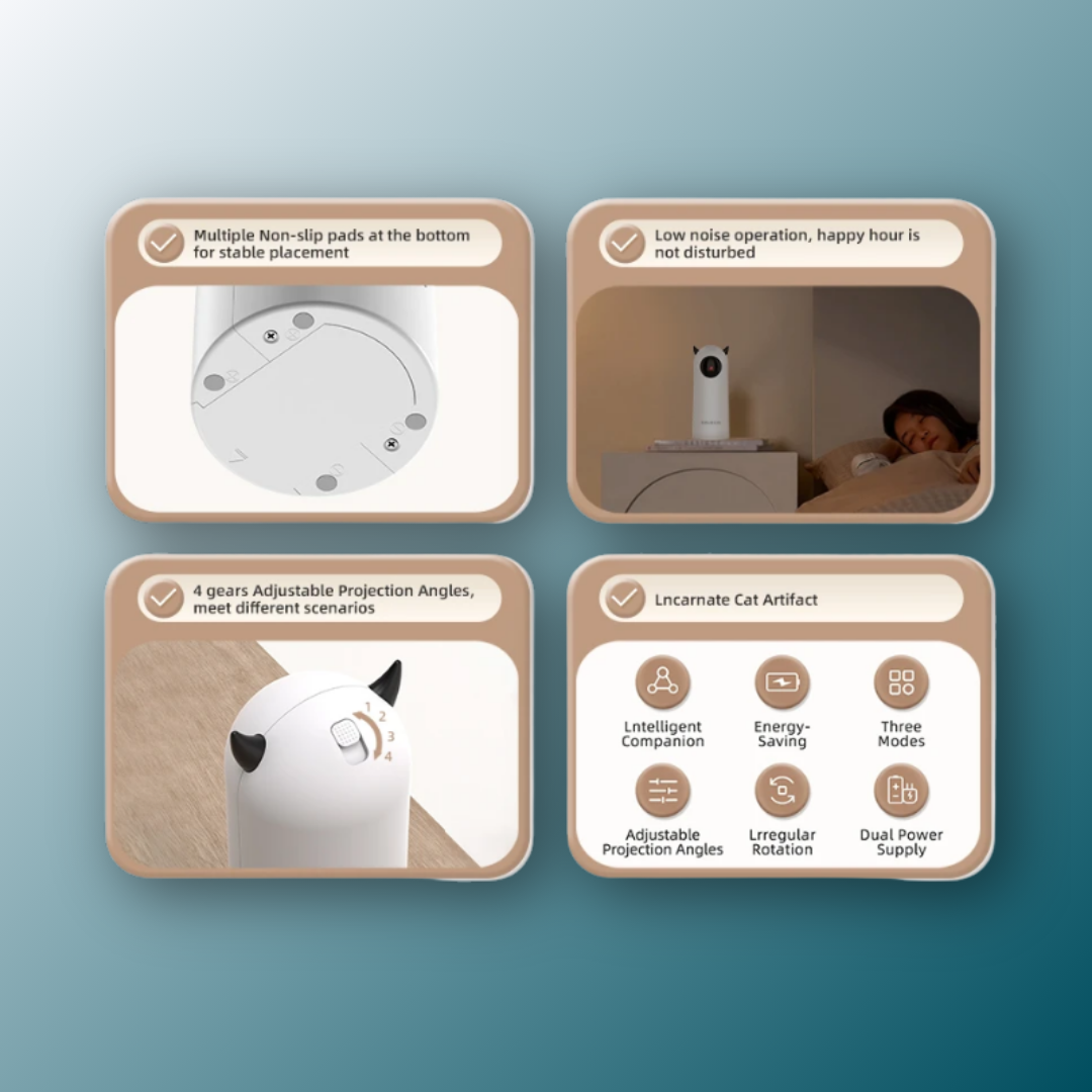 - SmartPfote - LaserChase – Smart Interactive LED Toy for Cats & Dogs