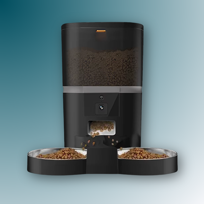 VoiceMeal Duo 4L – Smart Feeder with Camera, Voice Recorder & Dual Bowls