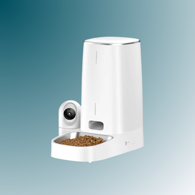 - SmartPfote - MealLink 4L – Smart Feeder with Camera, Voice Call & Wi-Fi Control