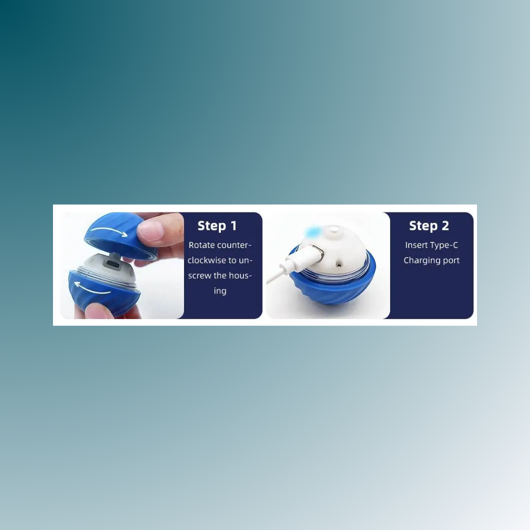 - SmartPfote - PupTurbo – Smart Bouncing Ball Toy for Puppies & Midsized Dogs