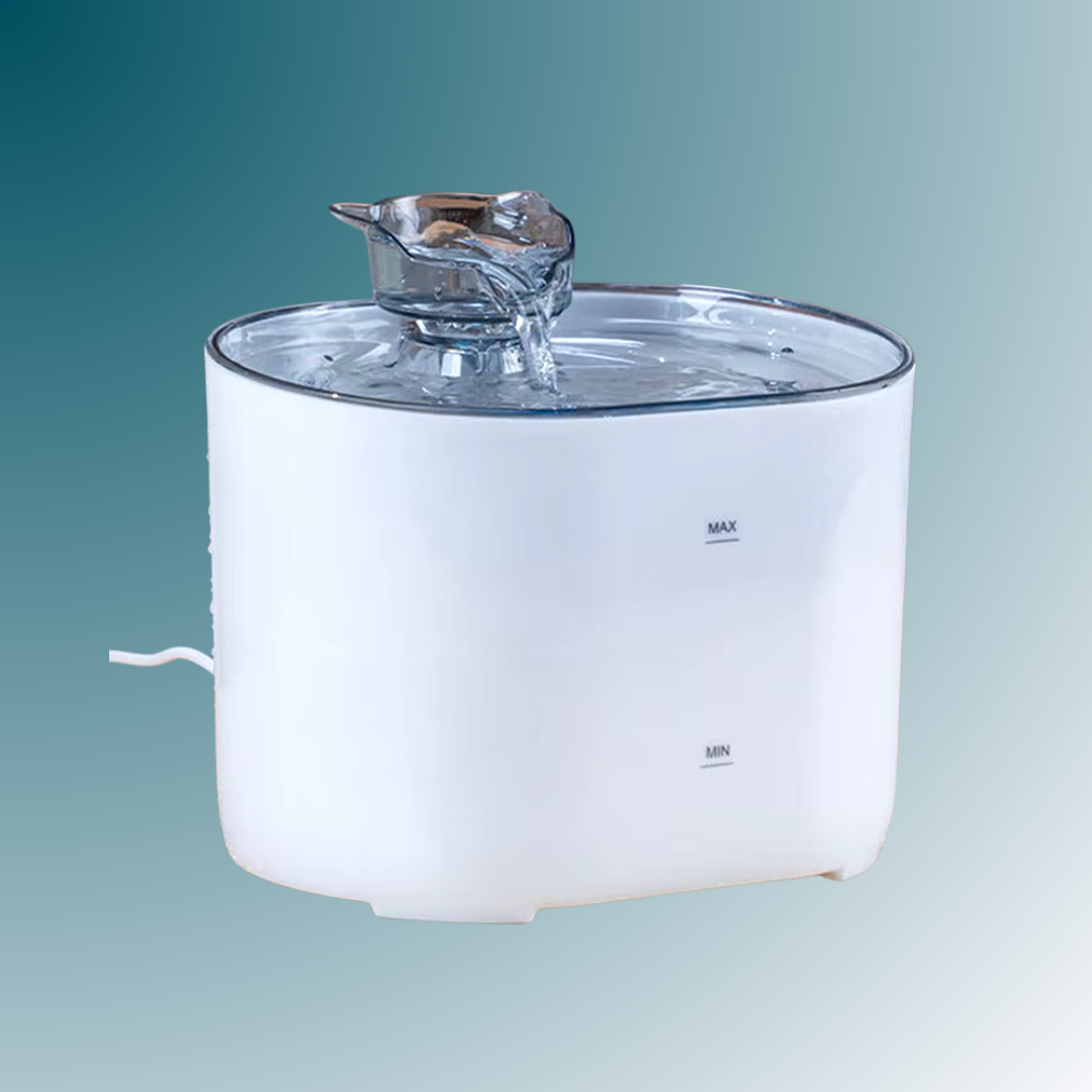 - SmartPfote - QuietSip – Cat Water Fountain with USB Filter & Silent Flow