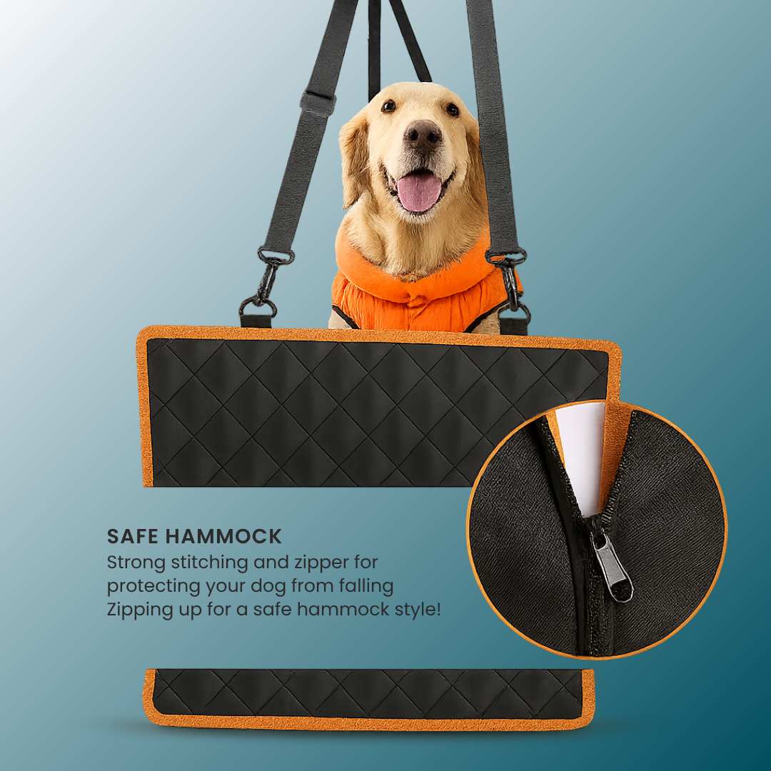 - SmartPfote - RideGuard Pro – Waterproof Dog Car Seat Hammock