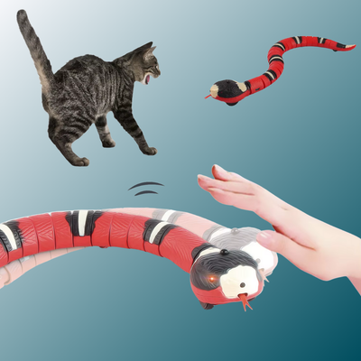 - SmartPfote - Slinko – Smart Sensing Snake Toy for Cats & Dogs