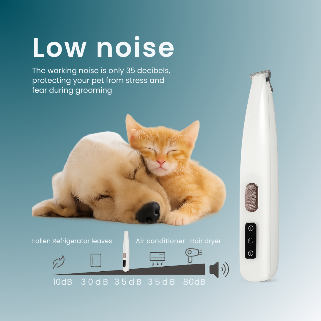 - SmartPfote - TrimEase – Waterproof Pet Paw Trimmer with LED Display (Rechargeable)