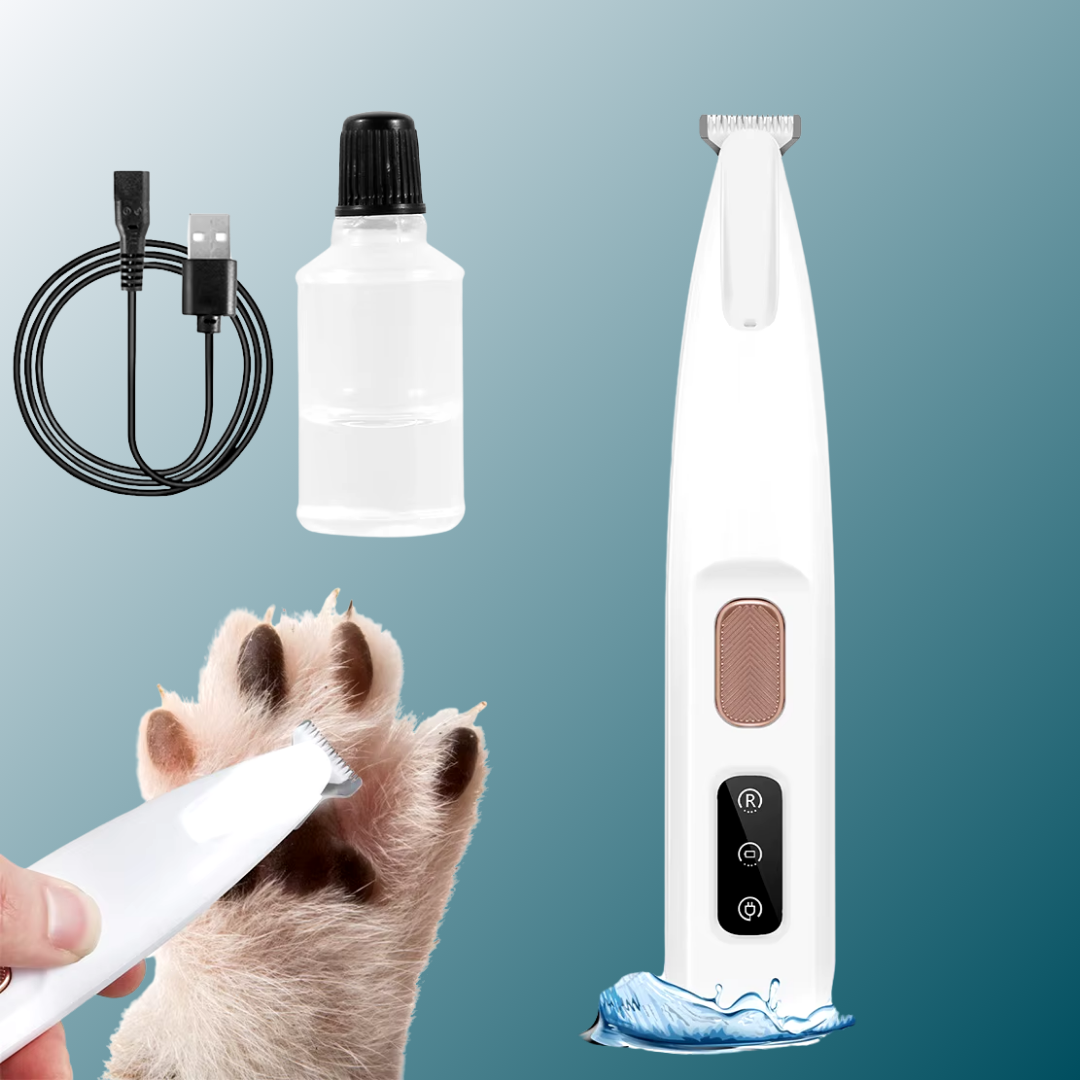 - SmartPfote - TrimEase – Waterproof Pet Paw Trimmer with LED Display (Rechargeable)