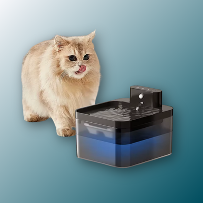 - SmartPfote - AquaSense – Wireless Cat Fountain with Motion Sensor