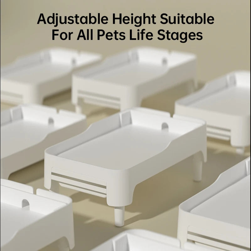 - SmartPfote - ElevateStand – Adjustable Pet Feeder Holder
