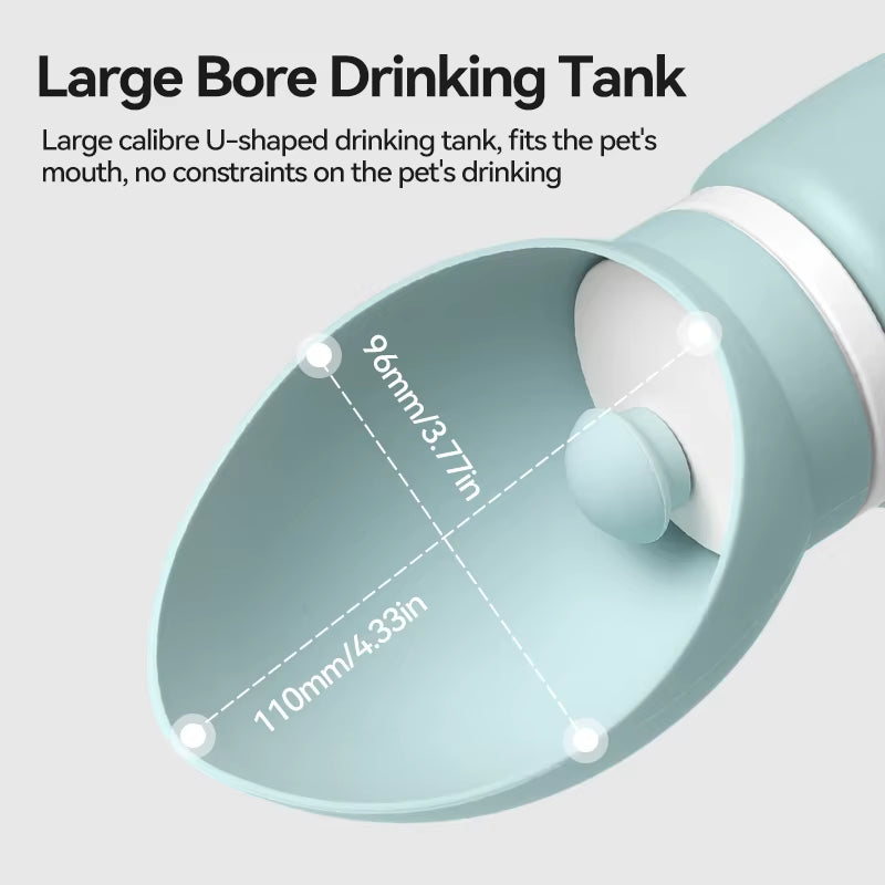 - SmartPfote - SipFold – Portable Leakproof Water Bottle for Dogs & Cats
