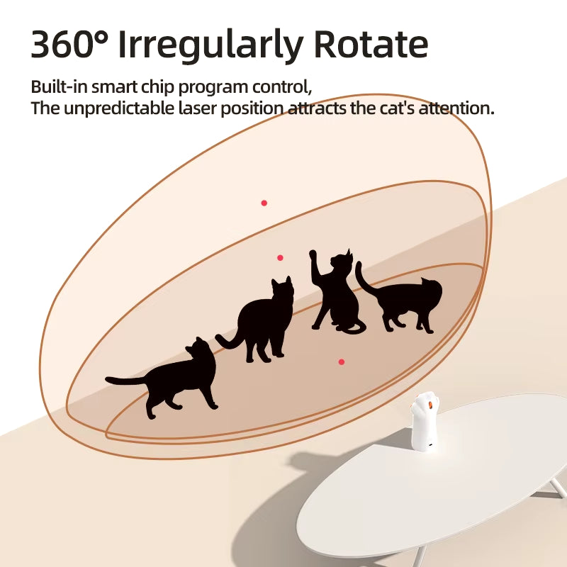 - SmartPfote - LaserClaw – USB Rechargeable Cat Laser Toy for Indoor Play