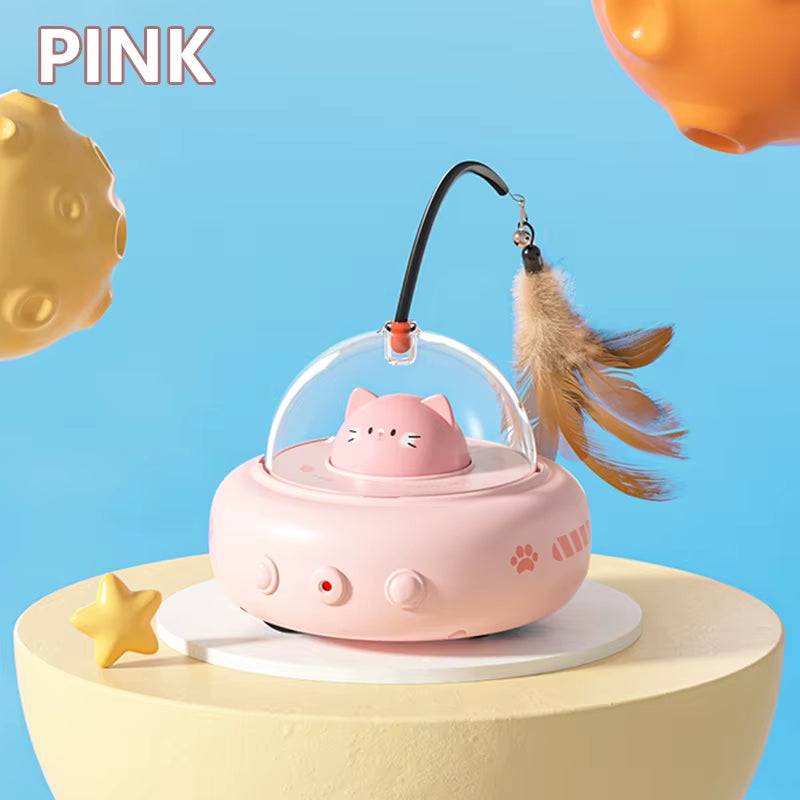 - SmartPfote - TeaseUFO – Smart UFO Cat Teaser Toy