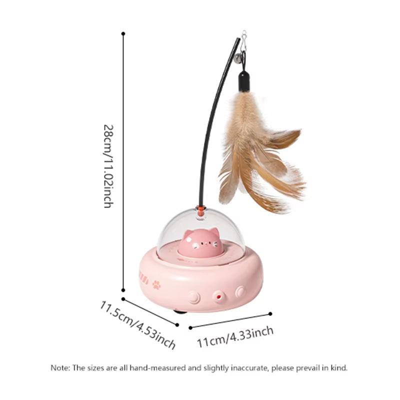 - SmartPfote - TeaseUFO – Smart UFO Cat Teaser Toy