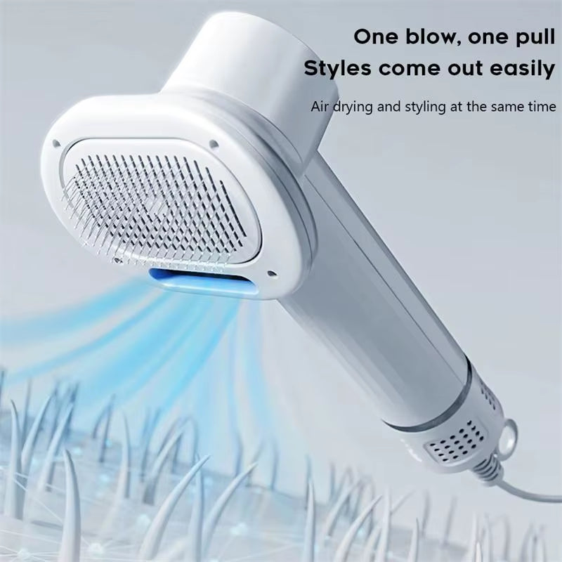 - SmartPfote - GroomFlow Pro – 2-in-1 Silent Pet Hair Dryer & Comb