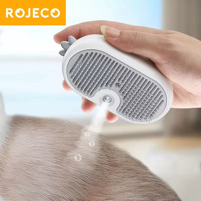 - SmartPfote - SteamBrush Pro – Electric Pet Comb with Spray for Grooming & Hair Removal