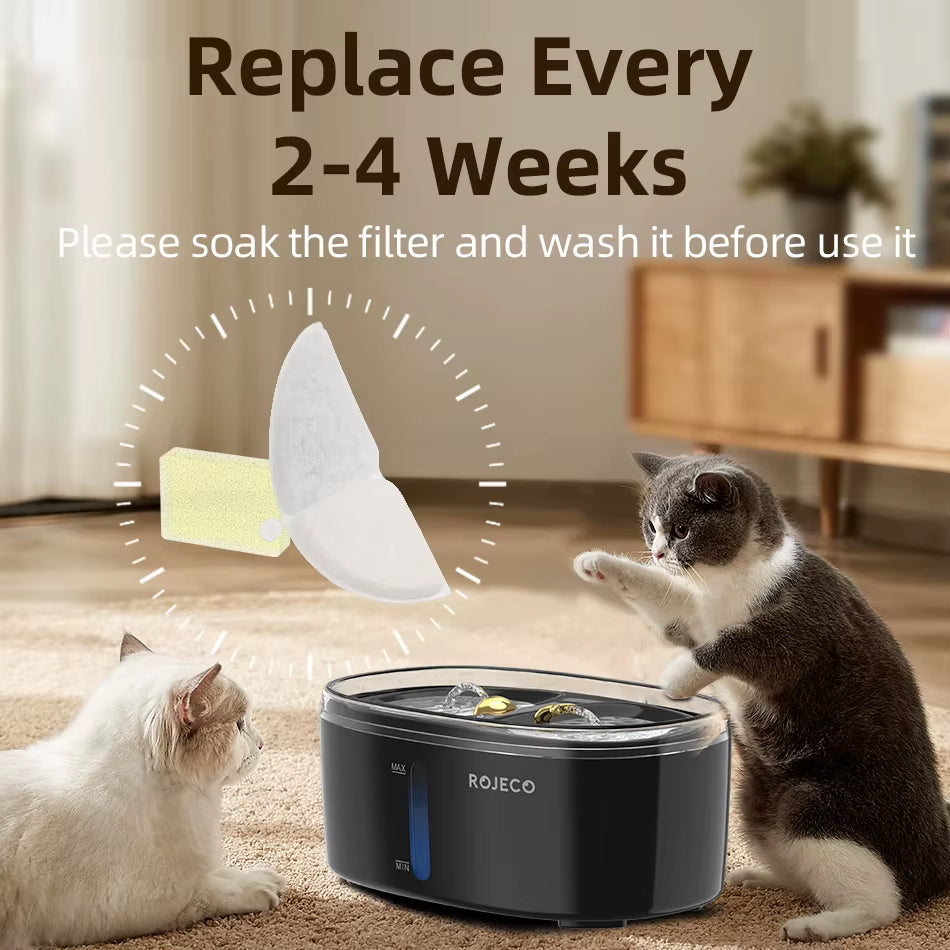 - SmartPfote - PureFlow Filters – 4-Pack for Double Cat Fountain