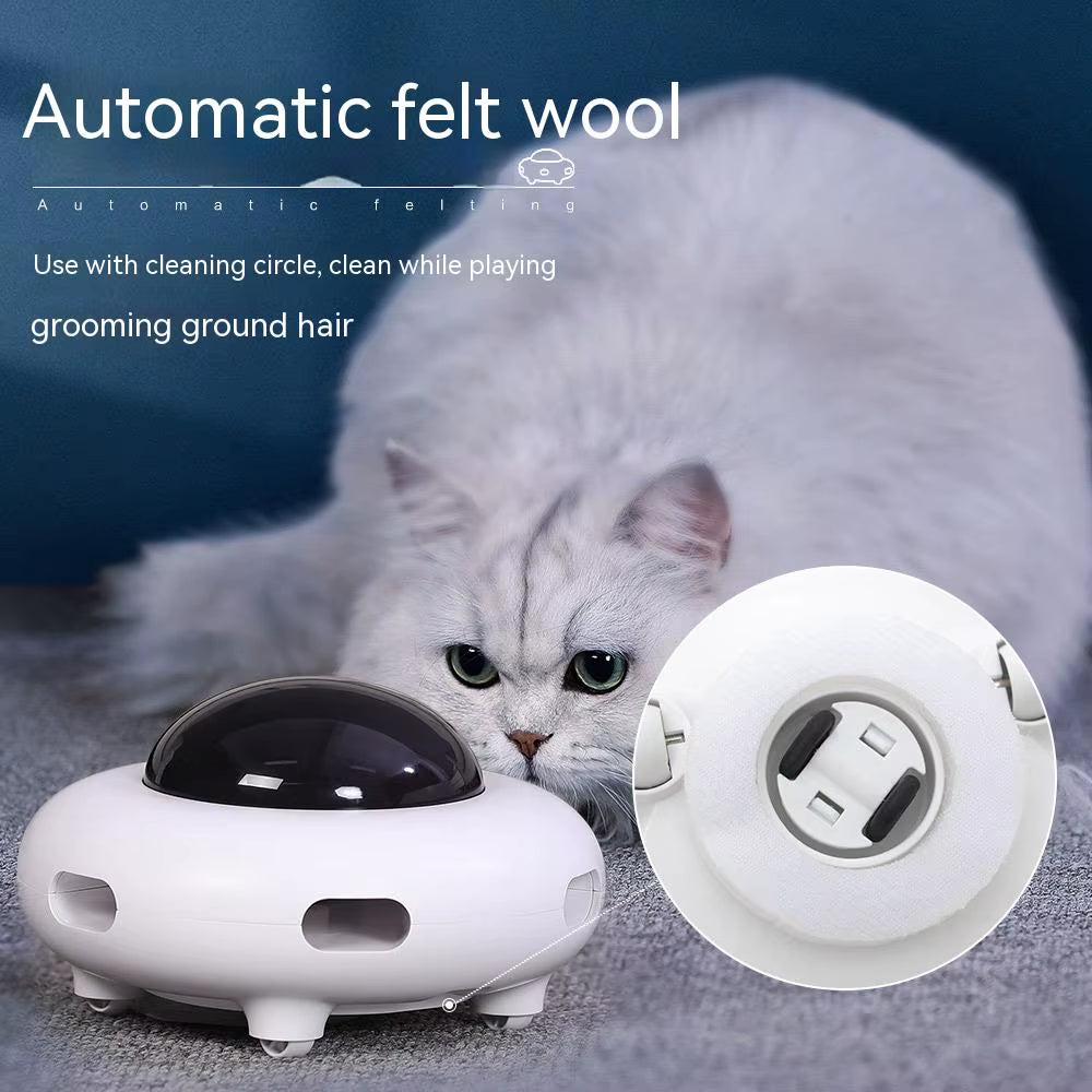 - SmartPfote - UFOWhirl – Smart Interactive Feather Teaser Toy for Cats