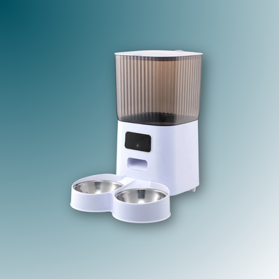 - SmartPfote - TwinFeed Cam 5L – Dual-Bowl Smart Feeder with Camera & Voice Control