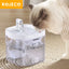 - SmartPfote - ClearFlow – Transparent Cat Water Fountain