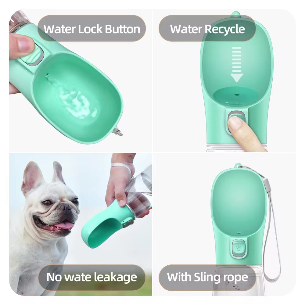 - SmartPfote - SipMate – Travel Water Bottle for Dogs & Cats