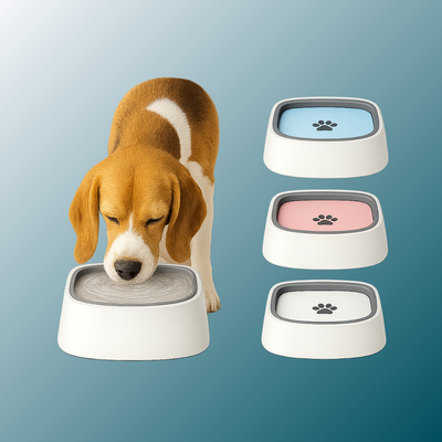 - SmartPfote - DripGuard – Anti-Spill Floating Water Bowl for Dogs & Cats
