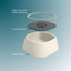 - SmartPfote - DripGuard – Anti-Spill Floating Water Bowl for Dogs & Cats