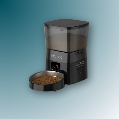 - SmartPfote - MealMate Button 2L – Automatic Pet Feeder for Cats & Dogs (Dry Food)