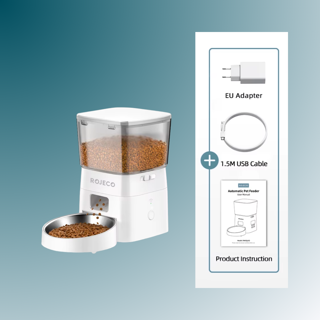 - SmartPfote - FeedSync 2L – Smart Wi-Fi Pet Feeder with Remote Control