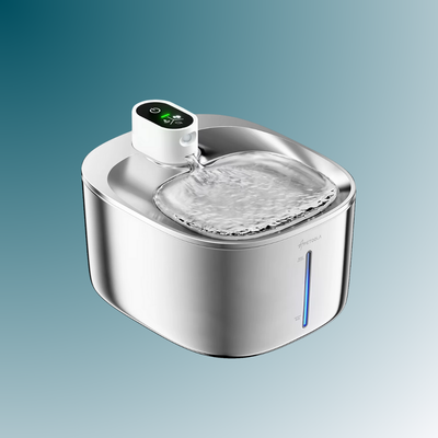 - SmartPfote - FlowPure 4L – Wireless Cat Water Fountain with Motion Sensor