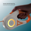 - SmartPfote - GlowLead 5M – Retractable Dog Leash with LED Light