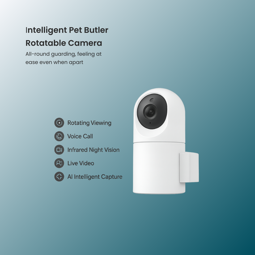 - SmartPfote - MealLink 4L – Smart Feeder with Camera, Voice Call & Wi-Fi Control