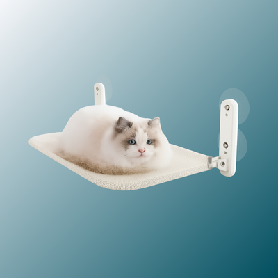 - SmartPfote - SunNap – Foldable Cat Window Hammock (Up to 10kg)