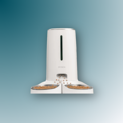 - SmartPfote - TwinBowl 4L – Wi-Fi Cat Feeder with App Control & Low Food Alerts