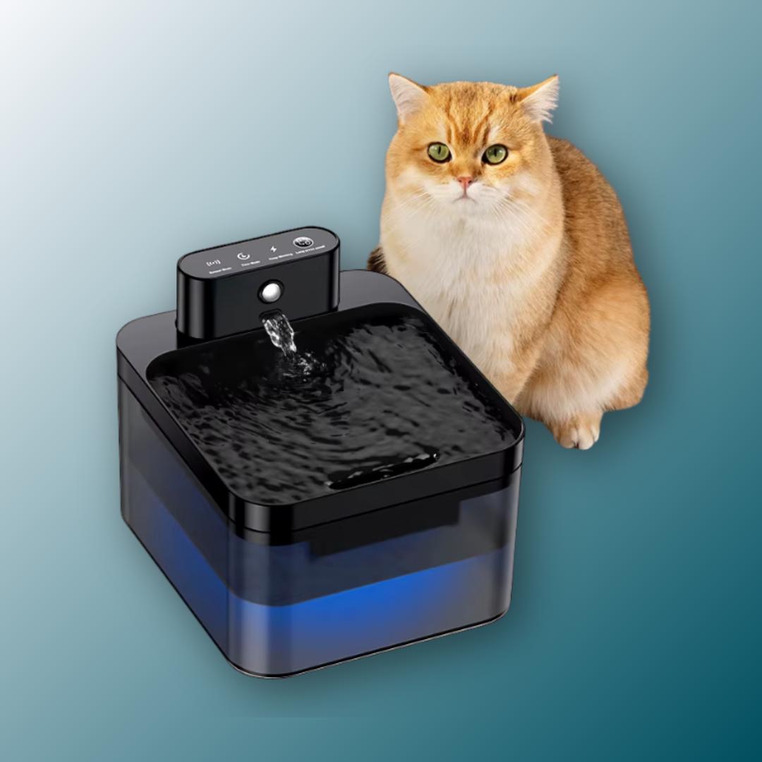 - SmartPfote - AquaSense – Wireless Cat Fountain with Motion Sensor