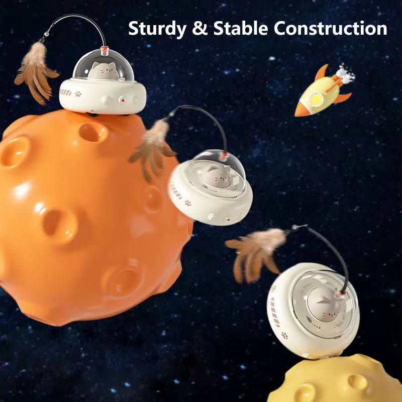 - SmartPfote - TeaseUFO – Smart UFO Cat Teaser Toy
